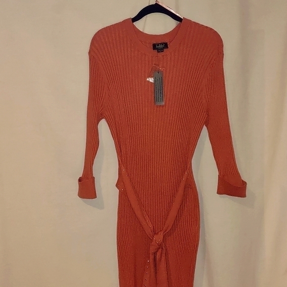NWT Belldini Crew Neck Sweater Plus Size Dress Bodycon Chic - Picture 2 of 12